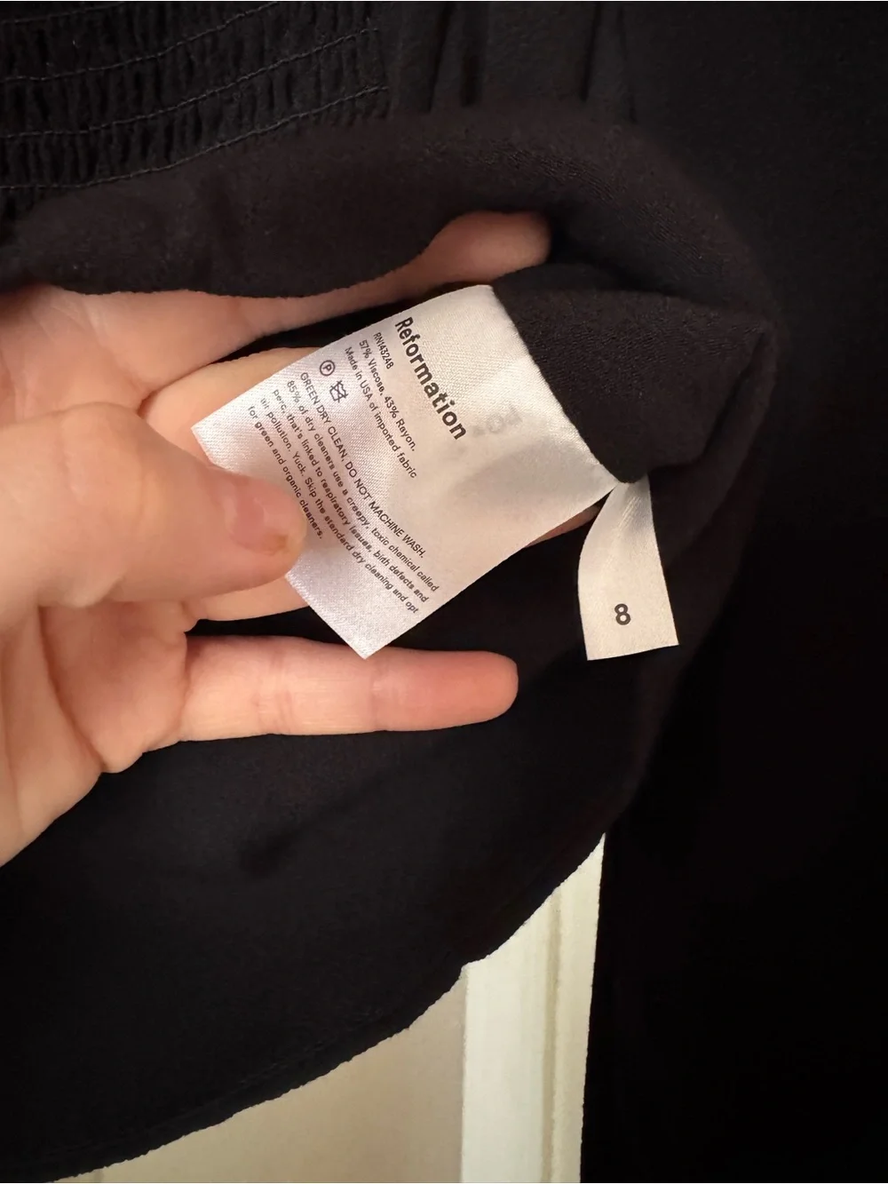 Reformation Roma Plunge Top